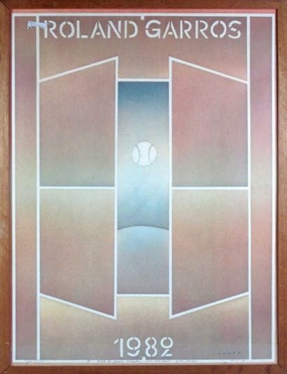 TENNIS. FOLON Jean-Michel (1934-2005). Affiche...