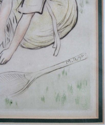 TENNIS. MALO-RENAULT Emile A. (1870-1938)....