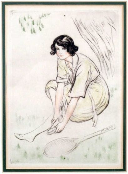 TENNIS. MALO-RENAULT Emile A. (1870-1938)....