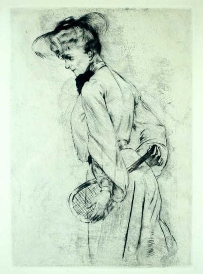 TENNIS AVY Marius (1871-1939). 