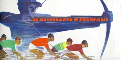 OMNISPORTS. Affiche russe pour les Universiades...