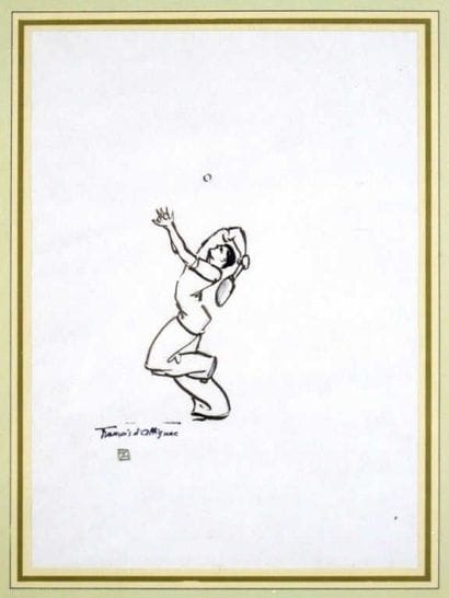 TENNIS. d'ALBIGNAC François (1903-1958)....