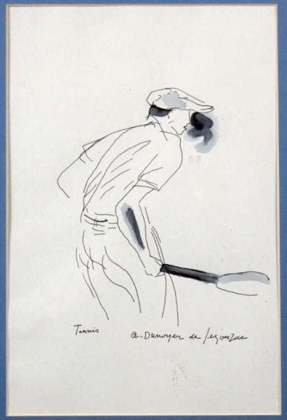 TENNIS. DUNOYER de SEGONZAC André (1884-1974)....