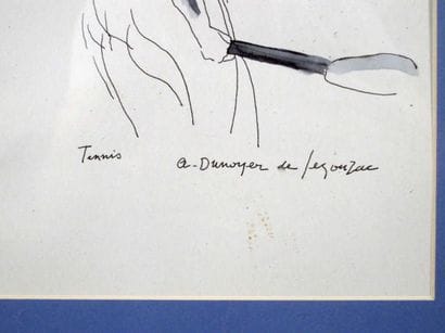 TENNIS. DUNOYER de SEGONZAC André (1884-1974)....