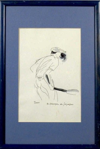 TENNIS. DUNOYER de SEGONZAC André (1884-1974)....