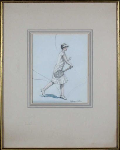 TENNIS. WILLS Helen (1905-1998). 
