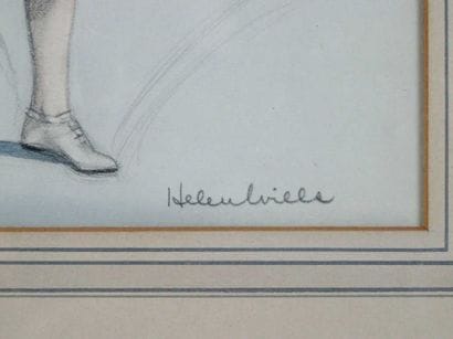 TENNIS. WILLS Helen (1905-1998). 