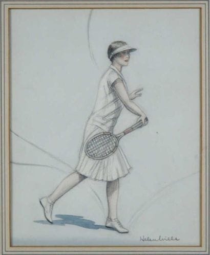 TENNIS. WILLS Helen (1905-1998). 