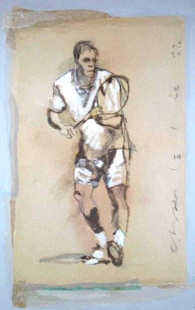 TENNIS. COUTURE Charlélie (né en 1956). 