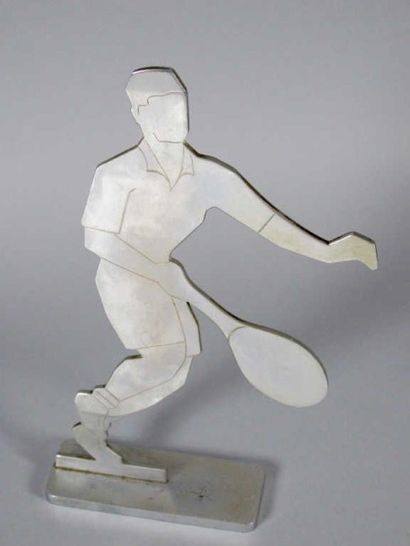 TENNIS. Ecole française vers 1940. 