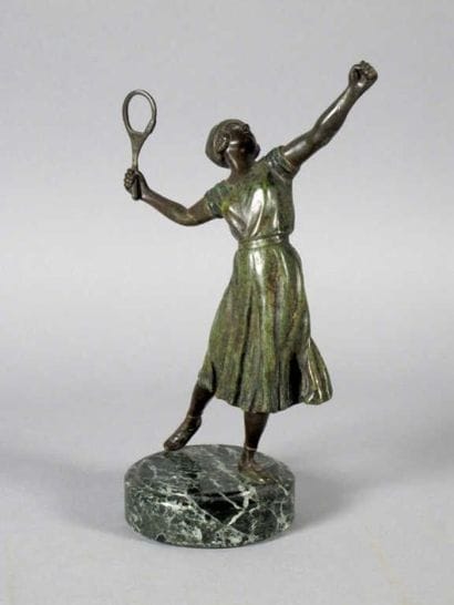 TENNIS - JEUX OLYMPIQUES Paris 1924. BOURAINE...