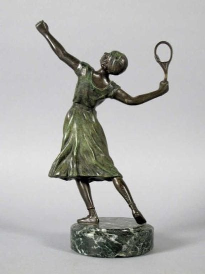 TENNIS - JEUX OLYMPIQUES Paris 1924. BOURAINE...