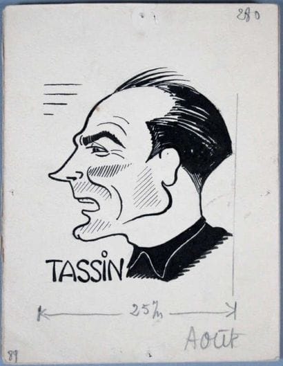OMNISPORTS. SIRO (1914-2005). Huit caricatures...