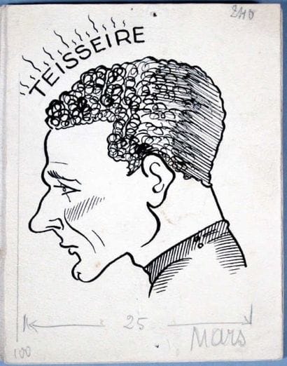 OMNISPORTS. SIRO (1914-2005). Huit caricatures...