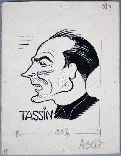 OMNISPORTS. SIRO (1914-2005). Huit caricatures...
