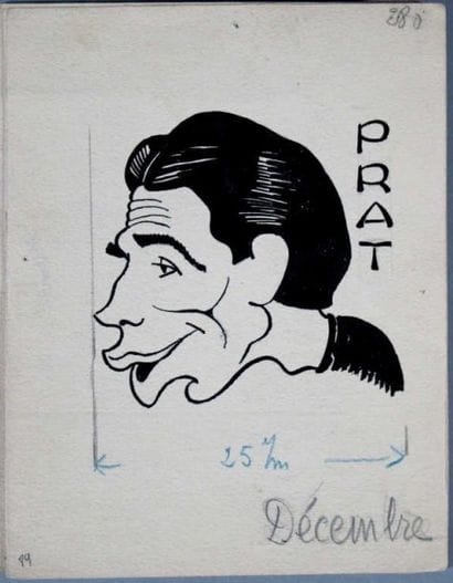 OMNISPORTS. SIRO (1914-2005). Huit caricatures...