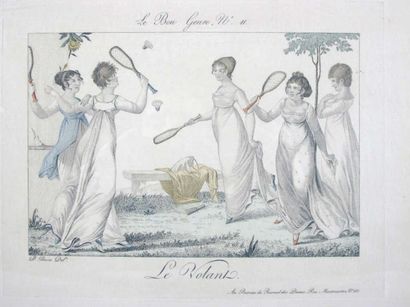 JEUX DE BALLE. D'après BOSIO Jean-François...