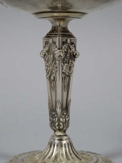 TIR. Coupe trophée sur piédouche en argent...