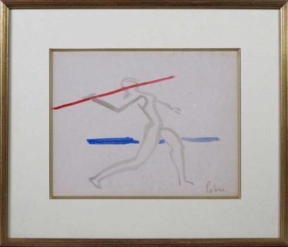ATHLETISME. LATAPIE Louis (1892-1972). 