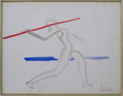 ATHLETISME. LATAPIE Louis (1892-1972). 