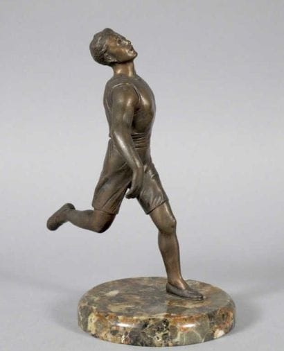 ATHLETISME. Ecole française vers 1920. 