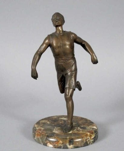 ATHLETISME. Ecole française vers 1920. 