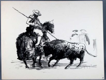 TAUROMACHIE. LEMIRRE Louis-Henri (1929-2000)....