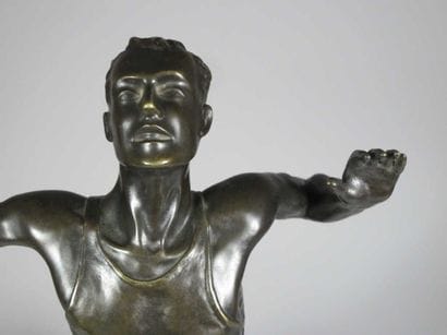ATHLETISME. Ecole française vers 1930. 