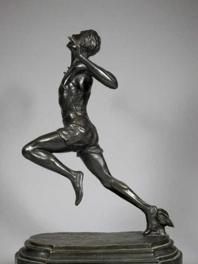 ATHLETISME. Ecole française vers 1930. 