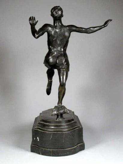 ATHLETISME. Ecole française vers 1930. 
