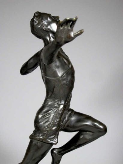 ATHLETISME. Ecole française vers 1930. 