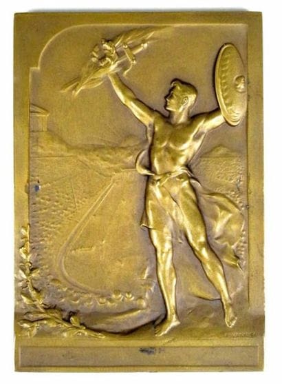 JEUX OLYMPIQUES / Athènes 1906. Plaquette...