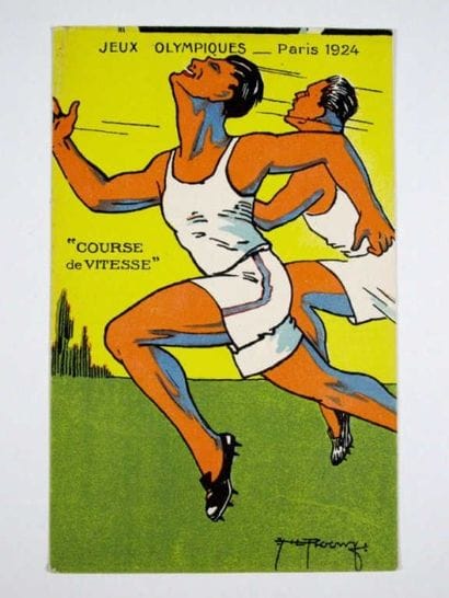 JEUX OLYMPIQUES / Paris 1924. HL ROOWY (Stanley...
