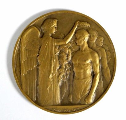 JEUX OLYMPIQUES / Paris 1924. Médaille officielle...