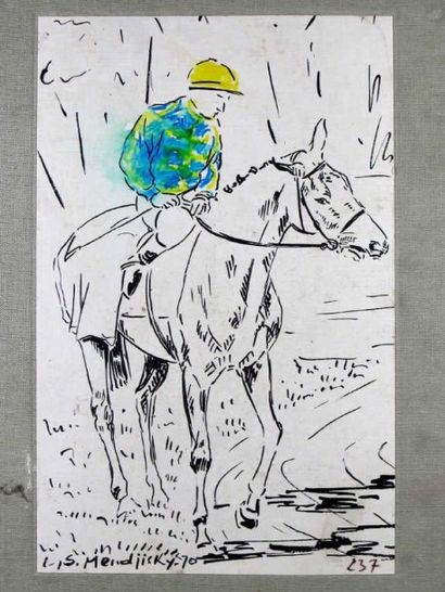 SPORTS EQUESTRES / EQUITATION. MENDJISKY...