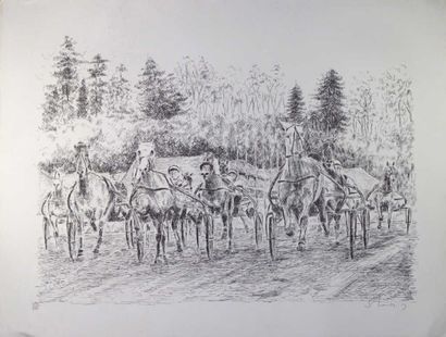 SPORTS EQUESTRES / EQUITATION. MENDJISKY...