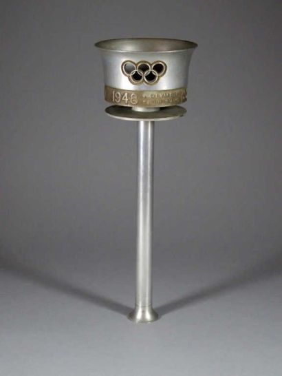 JEUX OLYMPIQUES / Londres 1948. Torche officielle...