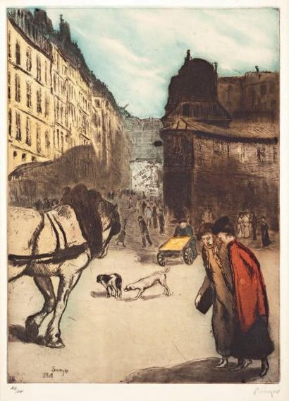 Joaquin Sunyer y Miro (1874-1956)
La Rue...