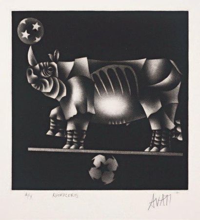 Mario AVATI (1921-2009)
Rhinocéros (pl. pour...