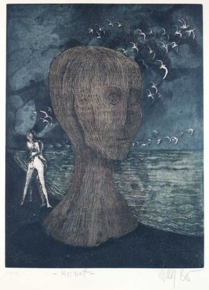 Lars Bô (danois, 1924-1999)
Kiss not. 1972....