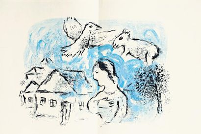 Marc CHAGALL (1887-1985)
Derrière le Miroir,...