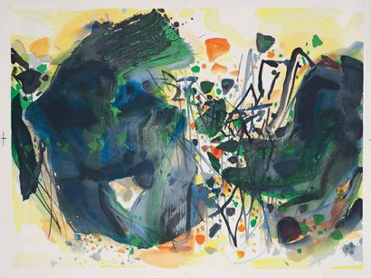 Chu Teh-Chun (chinois, 1920-2014)
Composition....
