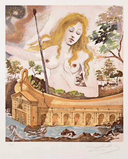 Salvador DALI (d'après) (1904-1989)
Leucothée;...