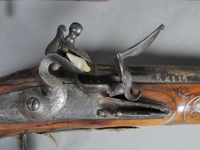 Paire de pistolets à silex pour l'Orient....