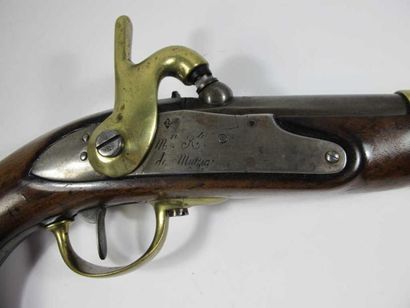 Pistolet d'arçon modèle 1822 T bis. Canon...