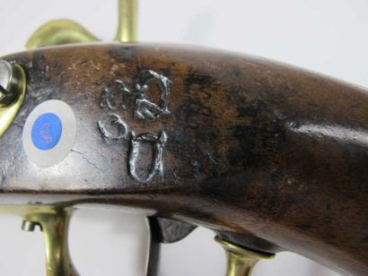 Pistolet d'arçon modèle 1822 T bis. Canon...