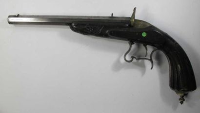 Pistolet de tir Flobert, un coup, calibre...