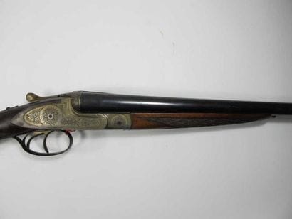 Fusil de chasse à faux corps deux coups,...