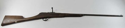Carabine à verrou calibre 9 mm. Crosse en...