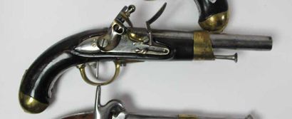 Pistolet d'arçon modèle An XIII. Canon daté...